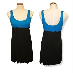 Velvet Torch Empire Waist Colorblock Dress Medium